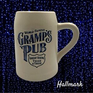 Hallmark Cream and Blue Gramp's Pub Mug